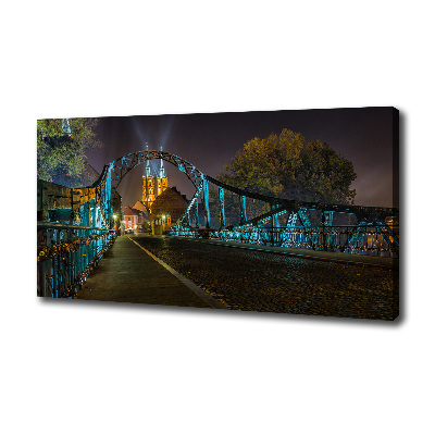 Tableau imprimé sur toile Pont des amoureux