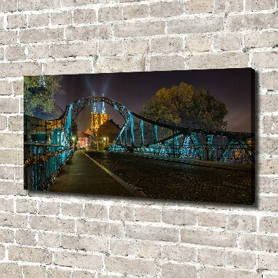 Tableau imprimé sur toile Pont des amoureux