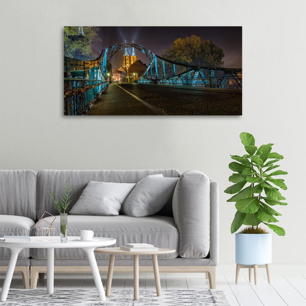 Tableau imprimé sur toile Pont des amoureux