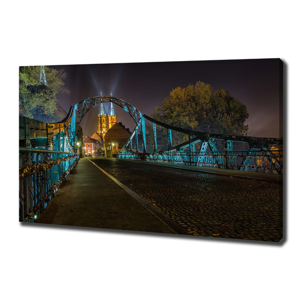 Tableau imprimé sur toile Pont des amoureux