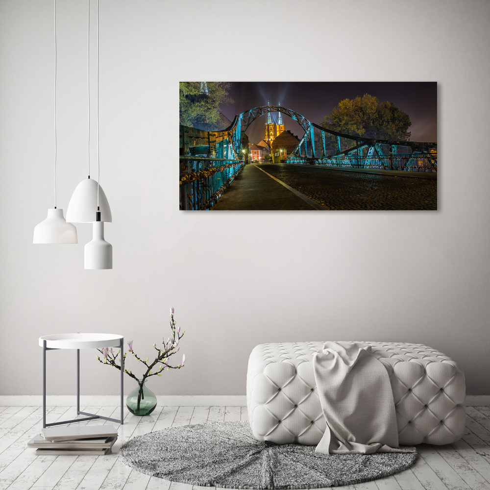 Tableau imprimé sur toile Pont des amoureux