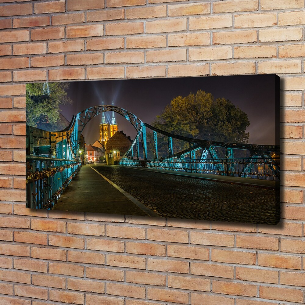 Tableau imprimé sur toile Pont des amoureux