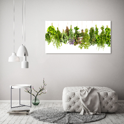 Tableau mural sur toile Herbes sur une ficelle