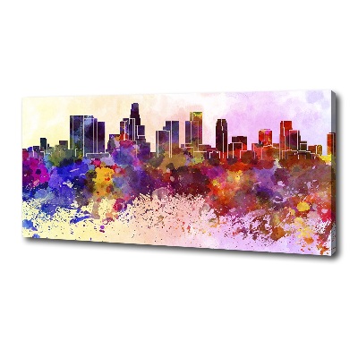 Tableau toile imprimée Los Angeles en couleurs