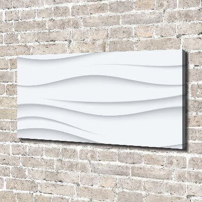 Tableau sur toile Fond 3D blanc abstrait