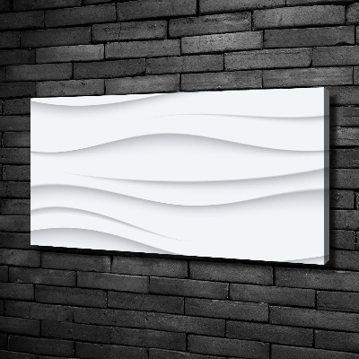 Tableau sur toile Fond 3D blanc abstrait