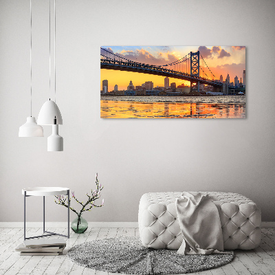 Tableau imprimé sur toile Pont de Philadelphie