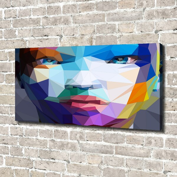 Tableau toile imprimée Abstraction d'une femme
