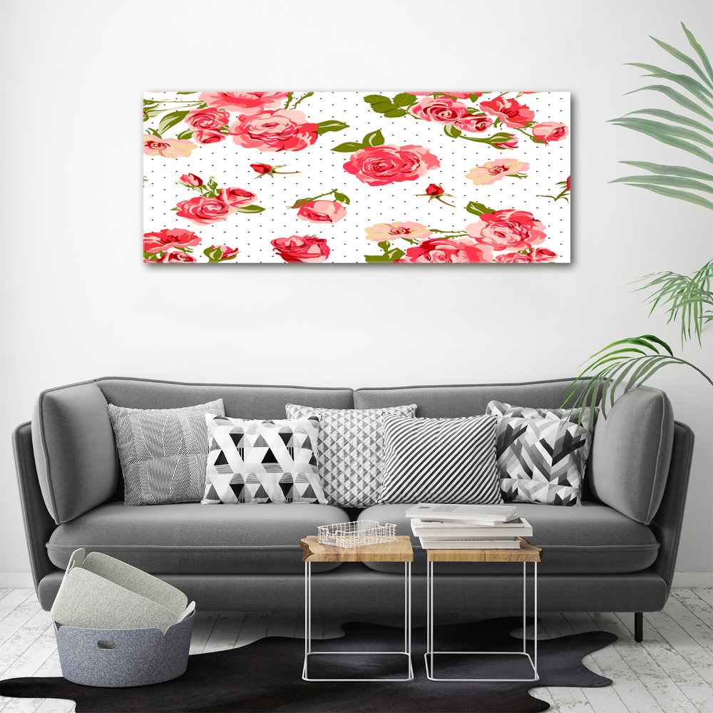 Tableau photo sur toile Roses