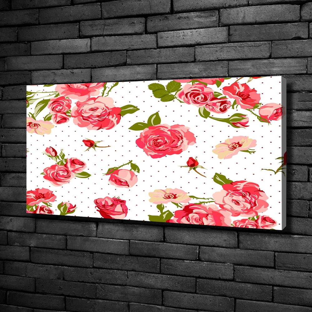 Tableau photo sur toile Roses