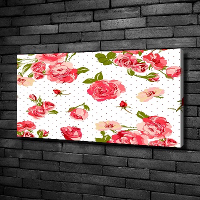 Tableau photo sur toile Roses