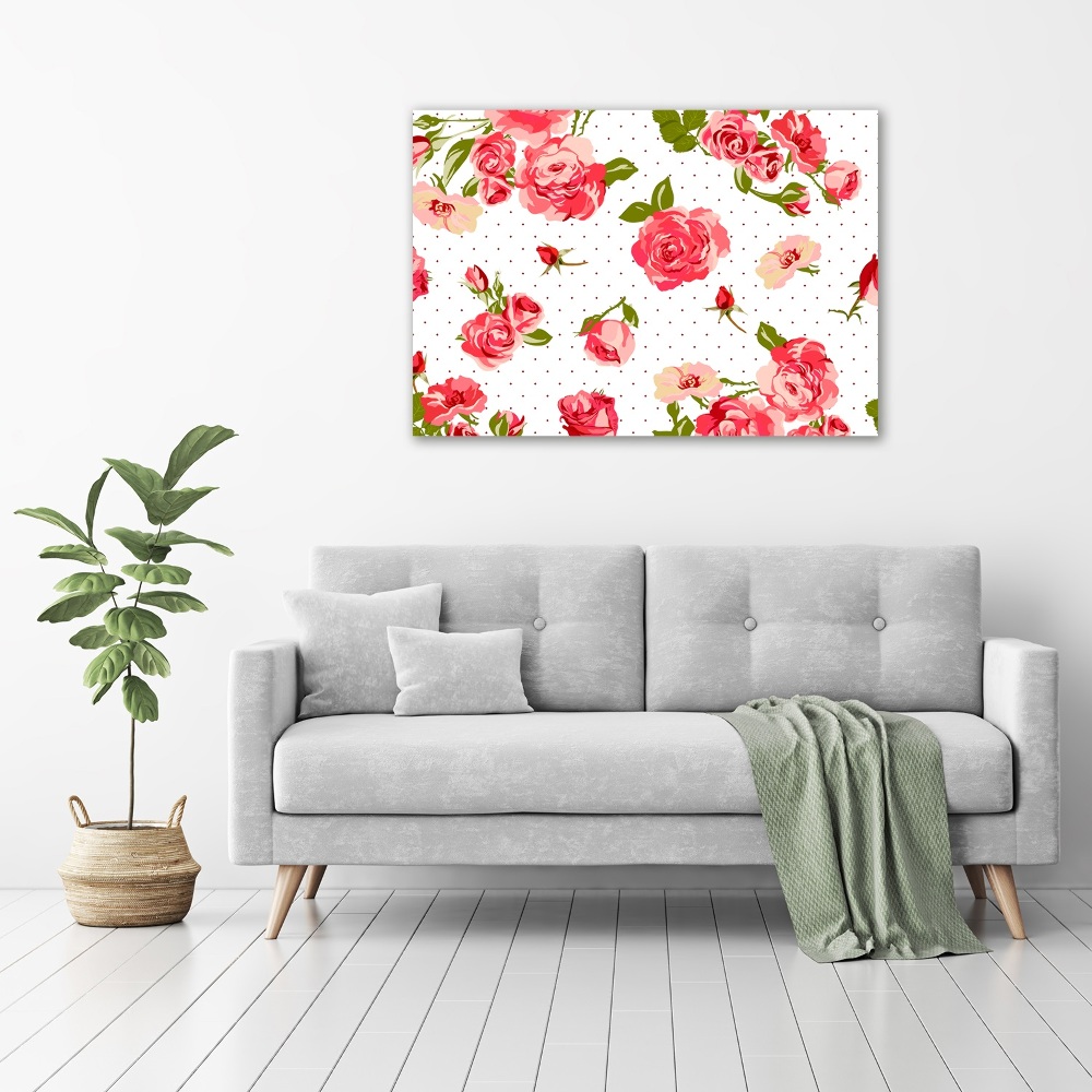 Tableau photo sur toile Roses