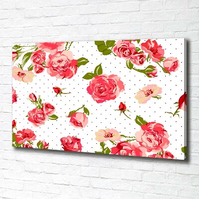 Tableau photo sur toile Roses