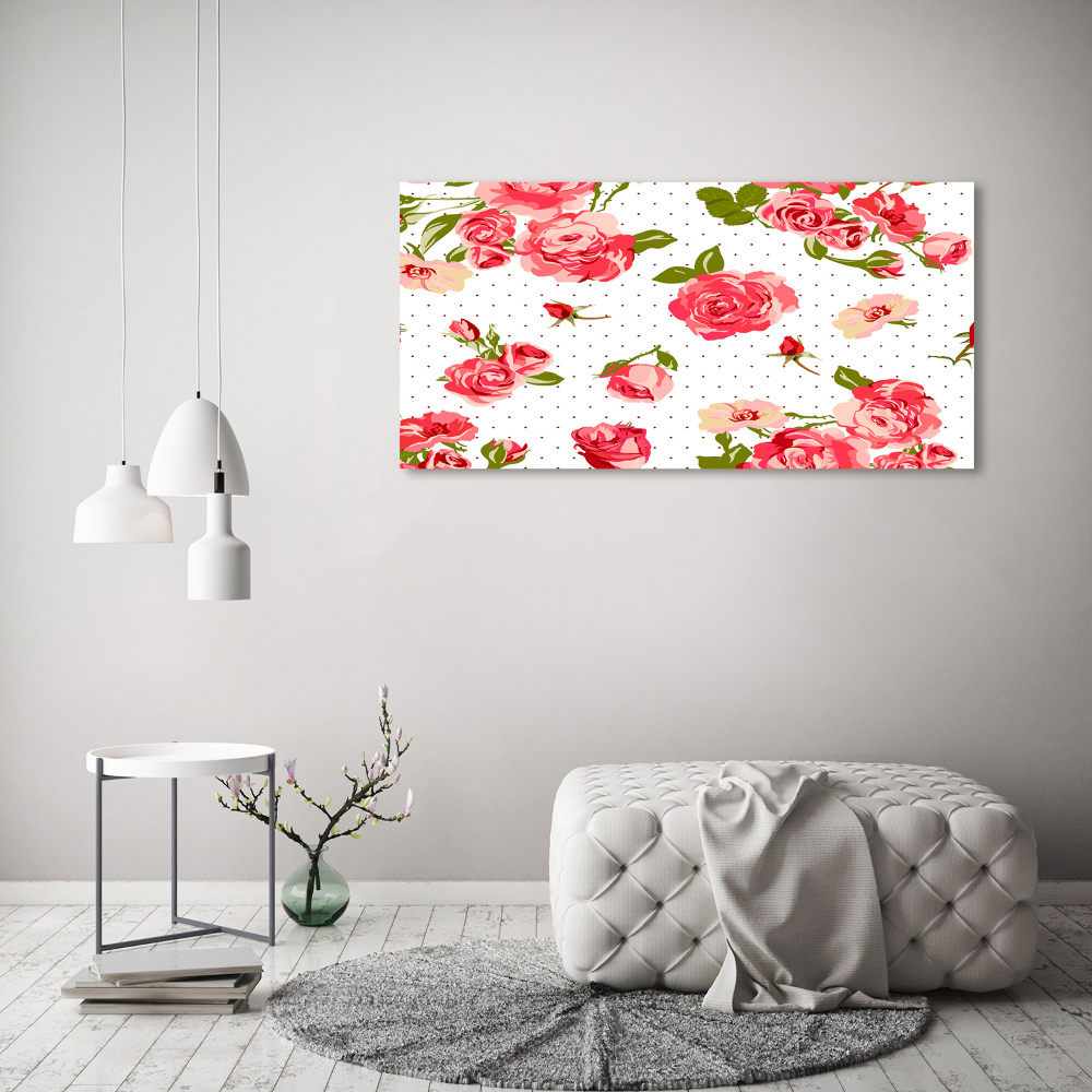 Tableau photo sur toile Roses