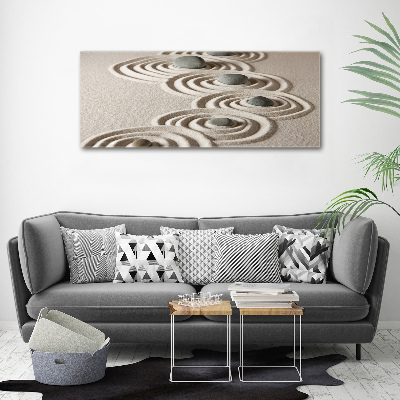 Tableau photo sur toile Pierres sable zen