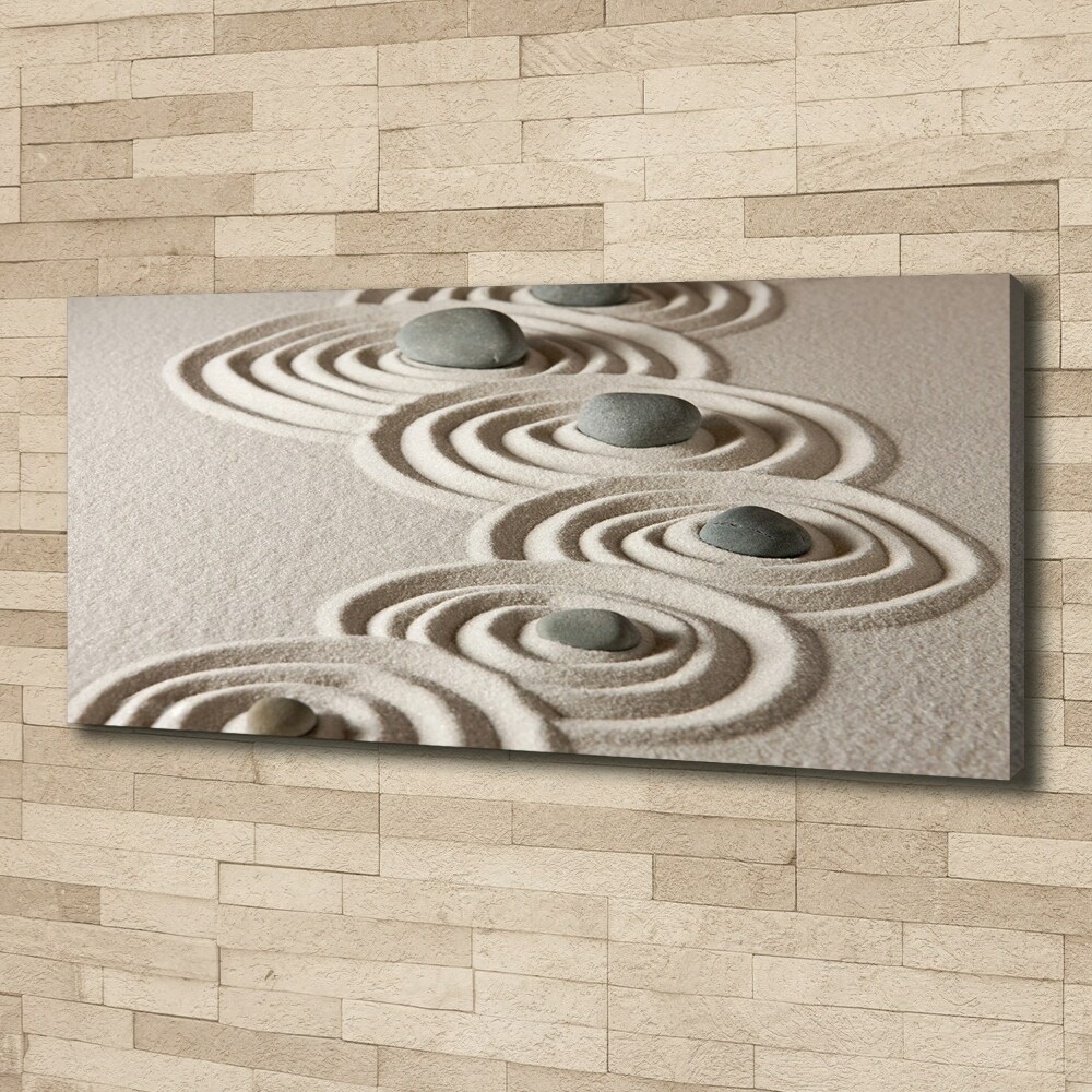 Tableau photo sur toile Pierres sable zen