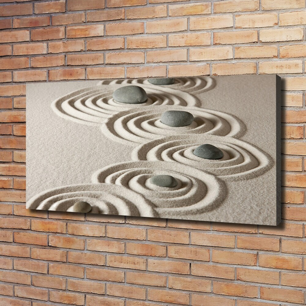 Tableau photo sur toile Pierres sable zen