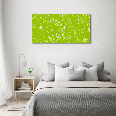 Tableau sur toile Légumes et fruits