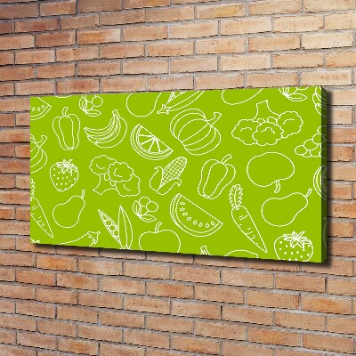 Tableau sur toile Légumes et fruits