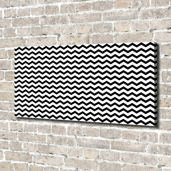 Tableau photo sur toile Zigzags