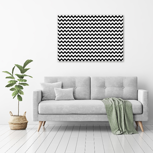 Tableau photo sur toile Zigzags