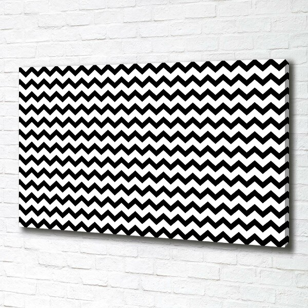 Tableau photo sur toile Zigzags