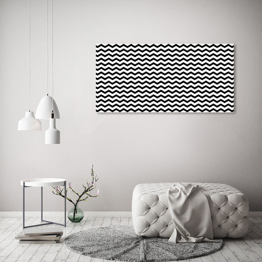 Tableau photo sur toile Zigzags