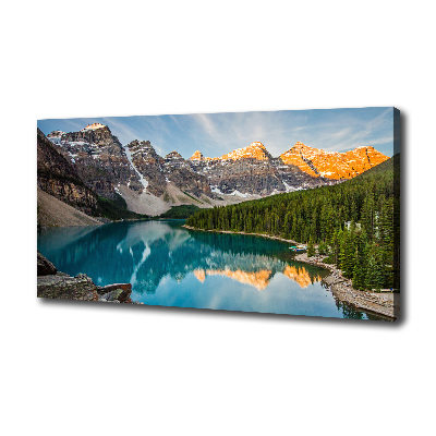 Tableau imprimé sur toile Lac de montagne