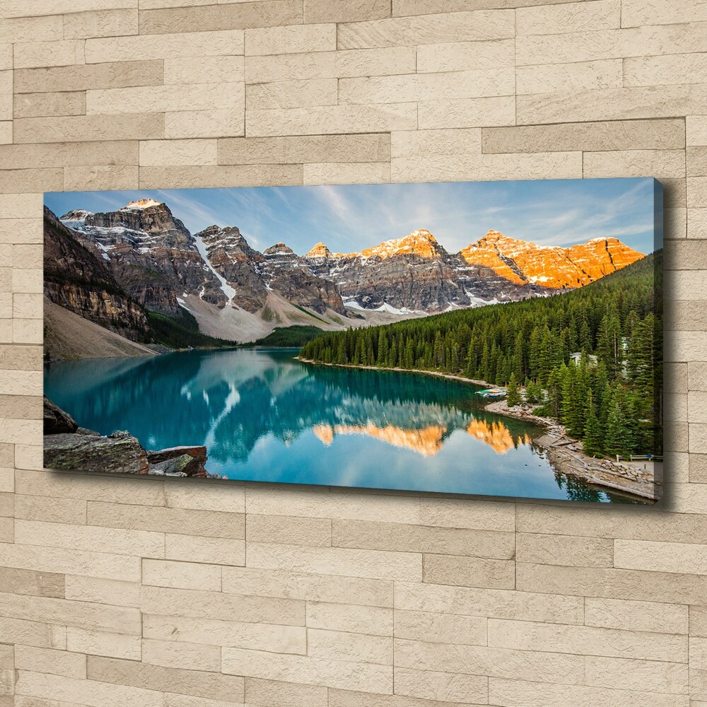 Tableau imprimé sur toile Lac de montagne