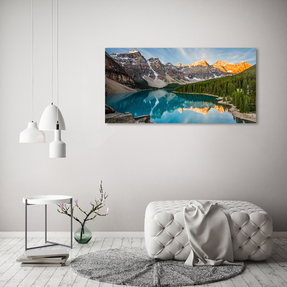 Tableau imprimé sur toile Lac de montagne