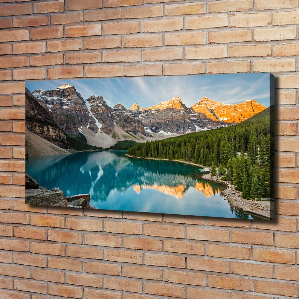 Tableau imprimé sur toile Lac de montagne