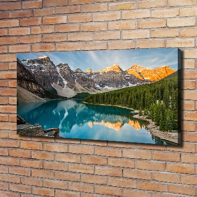 Tableau imprimé sur toile Lac de montagne