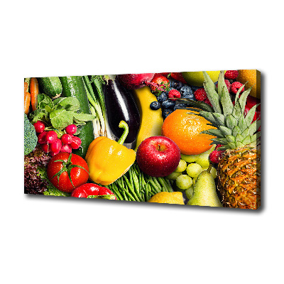 Tableau photo sur toile Légumes et fruits