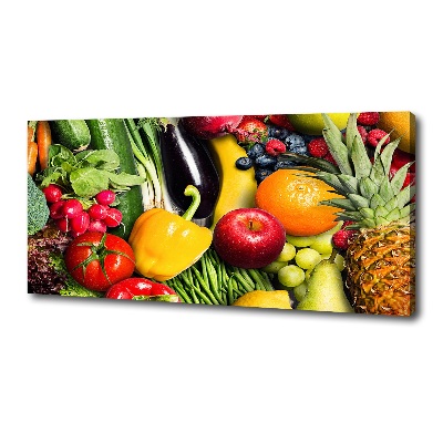 Tableau photo sur toile Légumes et fruits