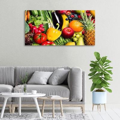 Tableau photo sur toile Légumes et fruits