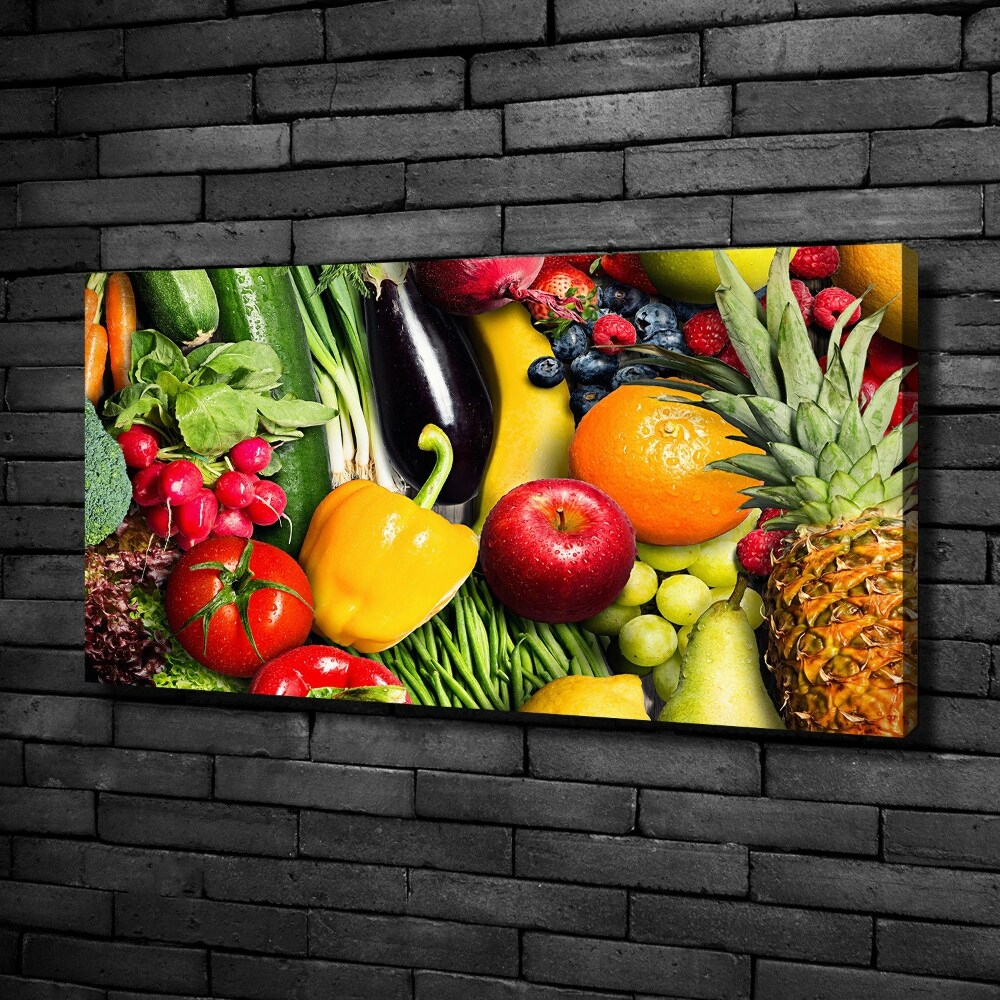 Tableau photo sur toile Légumes et fruits