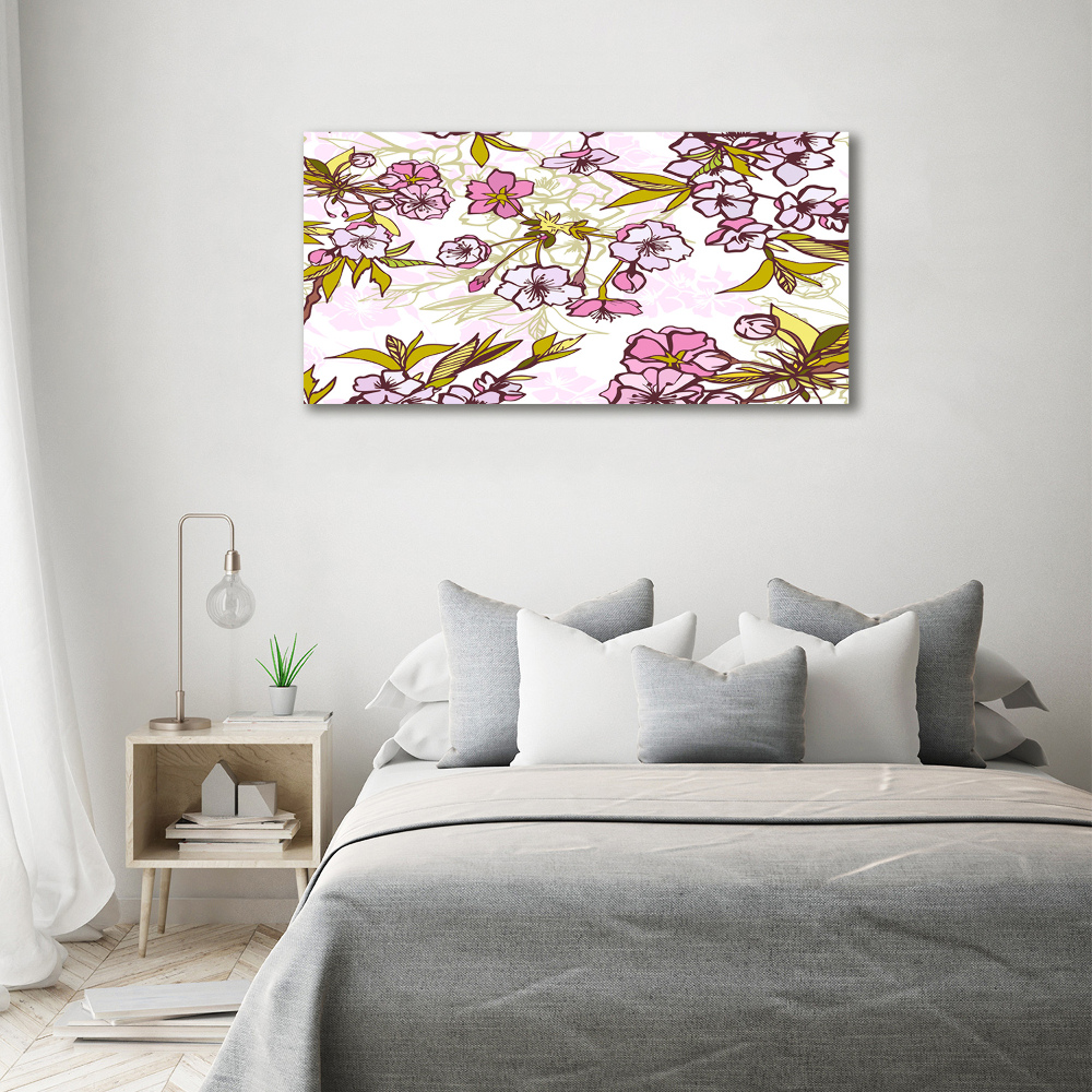 Tableau sur toile Fleurs de cerisier