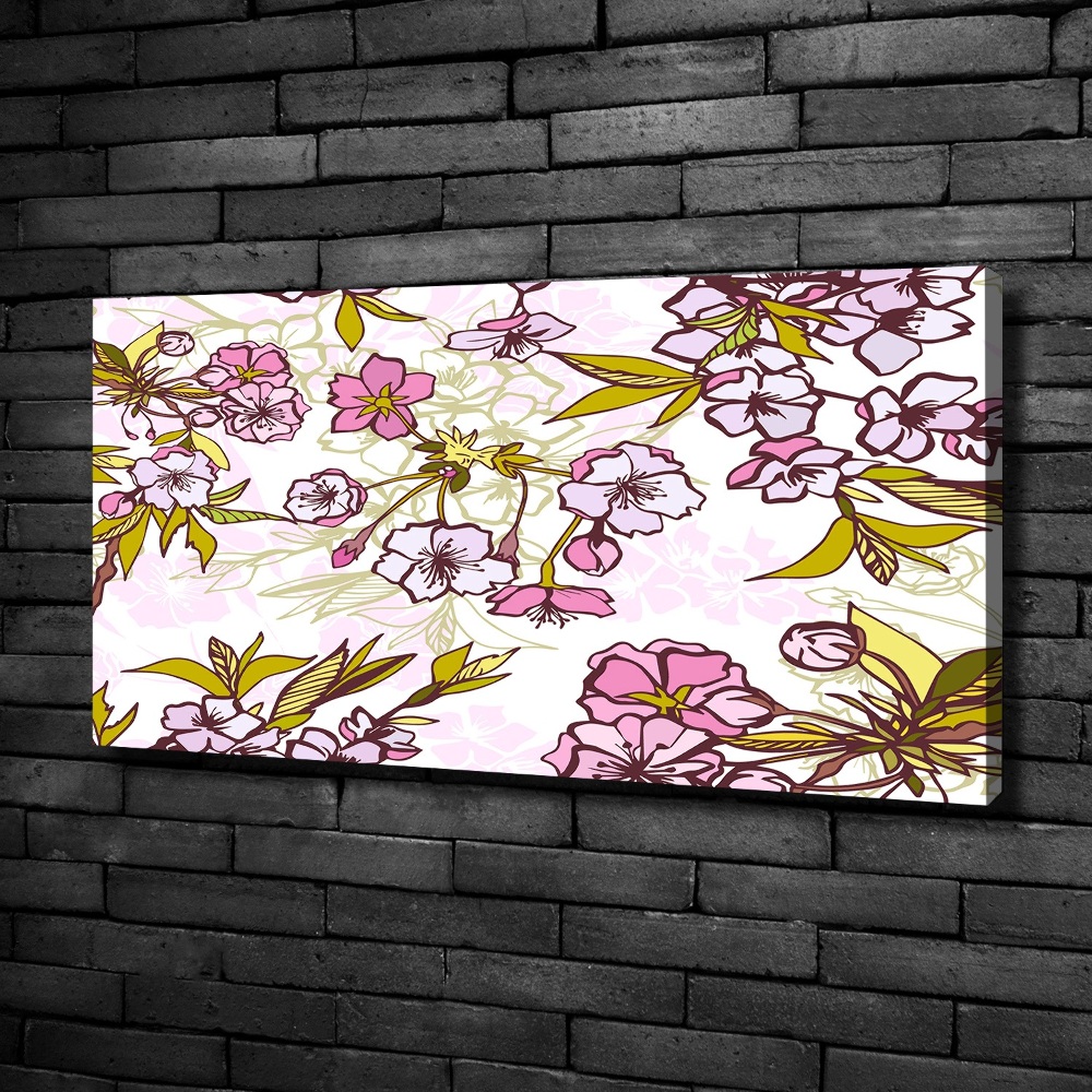 Tableau sur toile Fleurs de cerisier