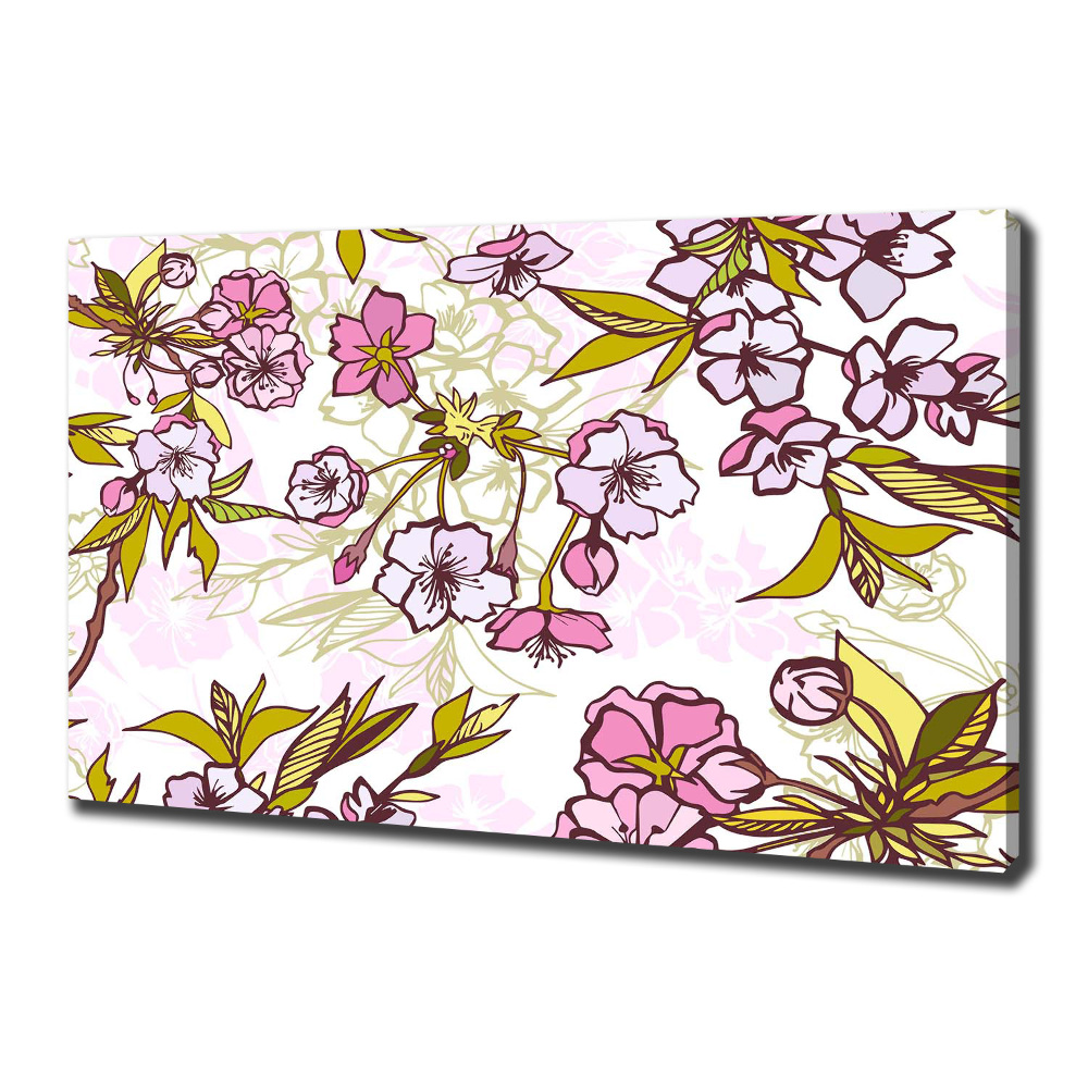 Tableau sur toile Fleurs de cerisier