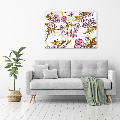 Tableau sur toile Fleurs de cerisier