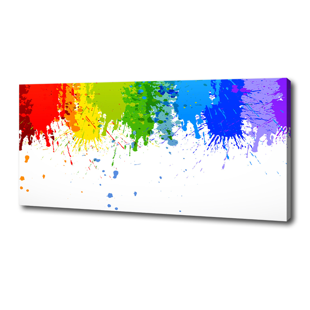 Tableau sur toile Taches arc-en-ciel