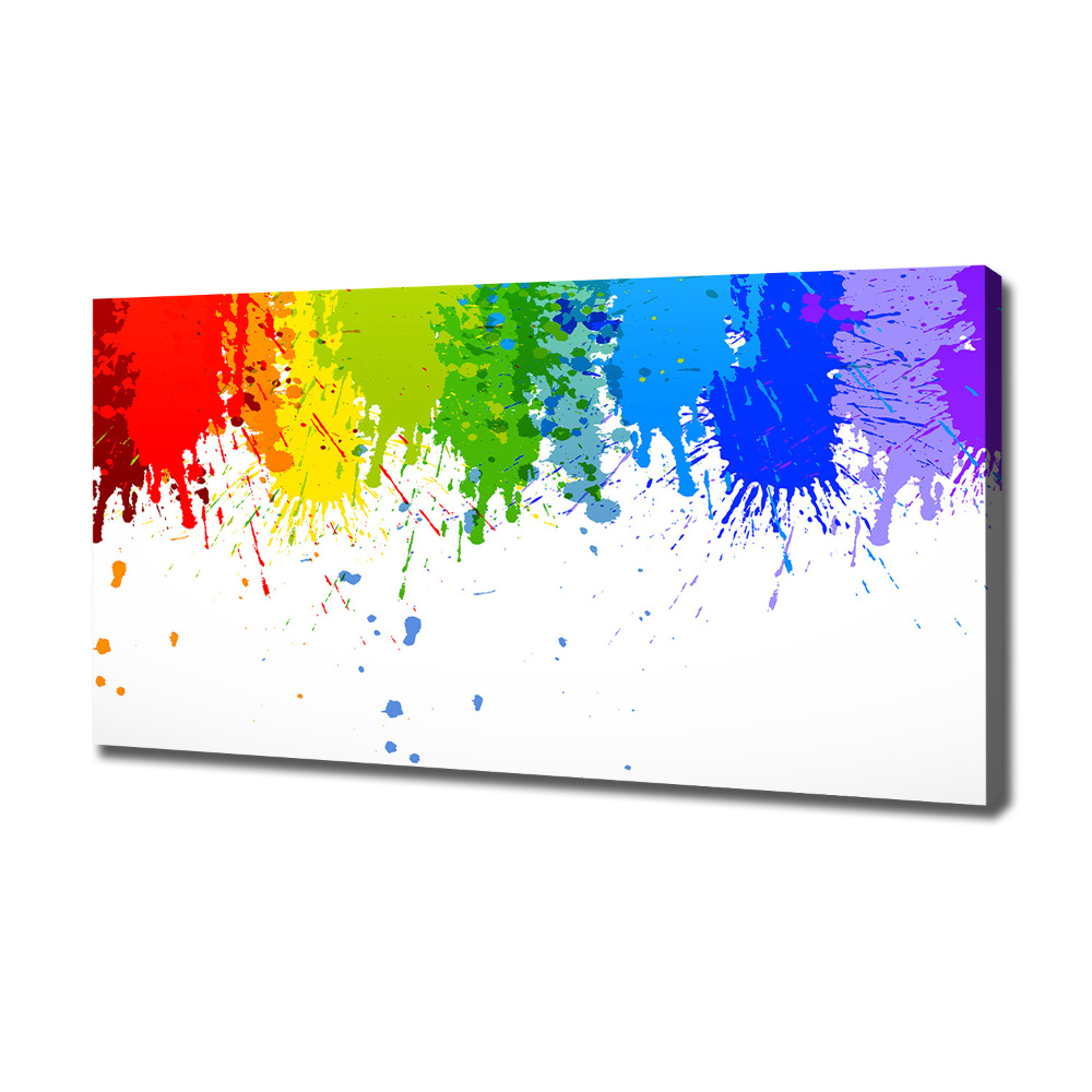 Tableau sur toile Taches arc-en-ciel