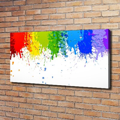 Tableau sur toile Taches arc-en-ciel