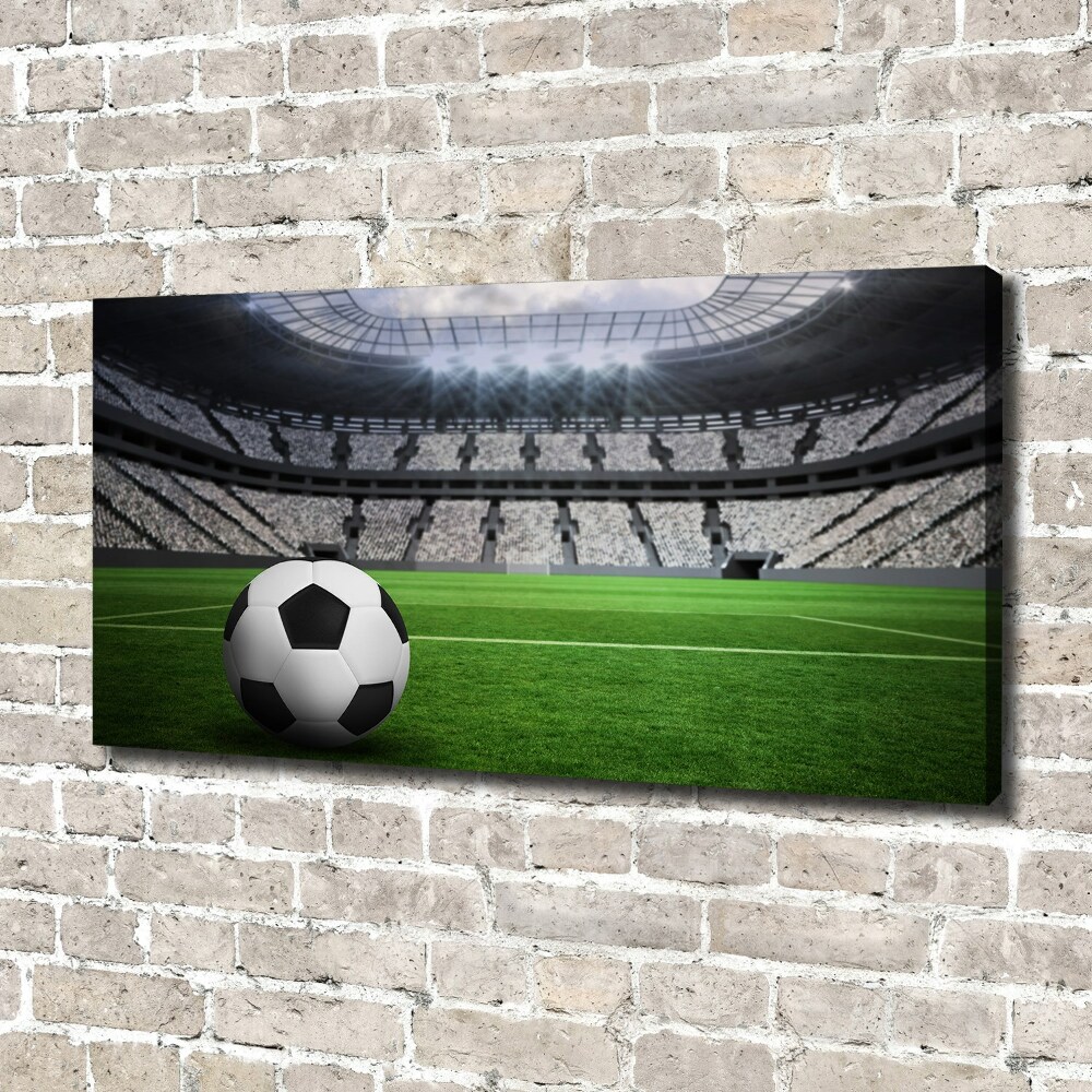 Tableau photo sur toile Football sur le stade