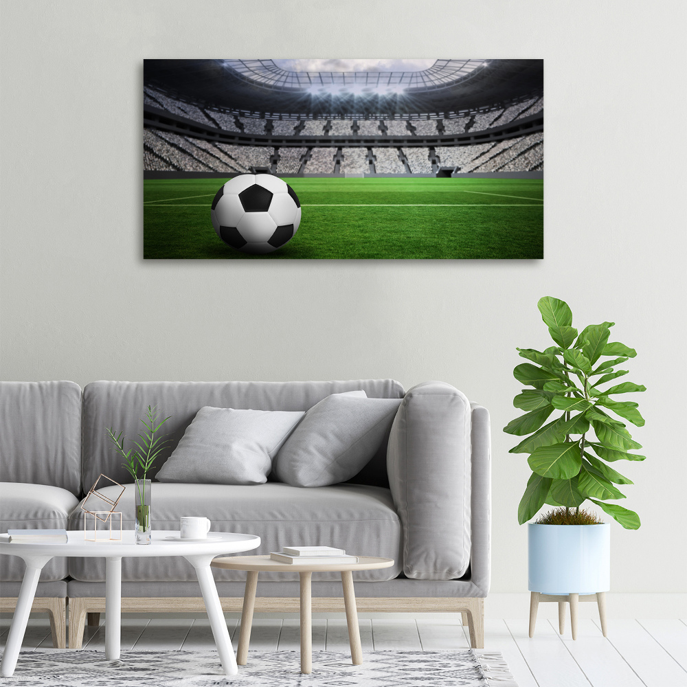 Tableau photo sur toile Football sur le stade