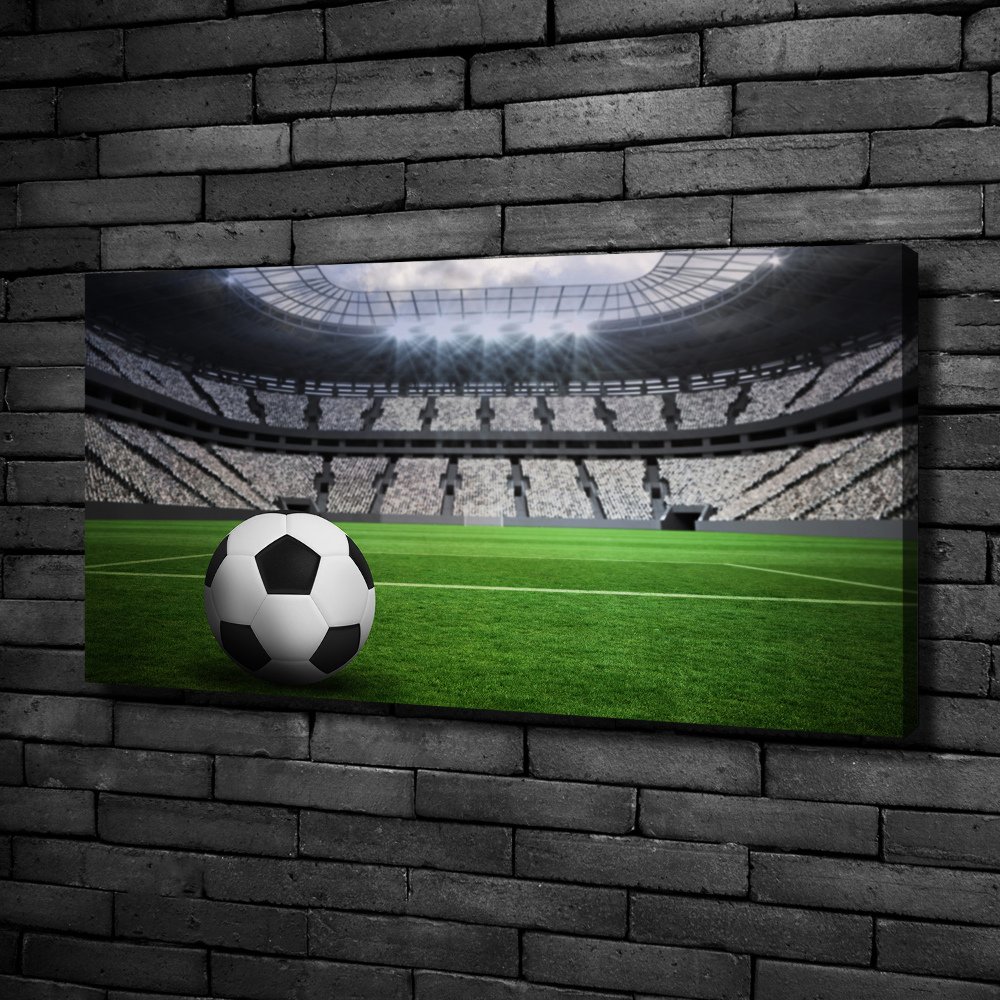 Tableau photo sur toile Football sur le stade