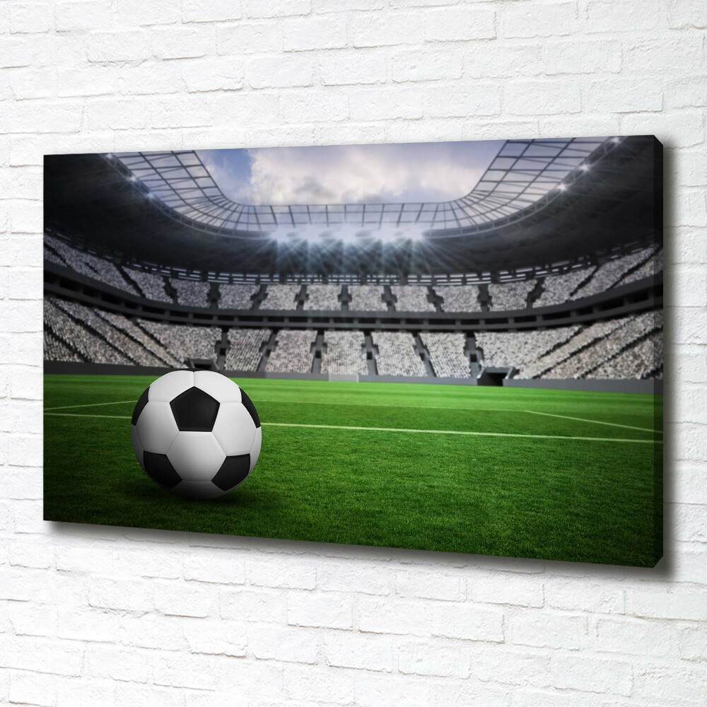 Tableau photo sur toile Football sur le stade