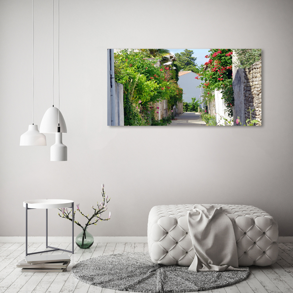 Tableau mural sur toile Avenue florale