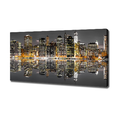 Tableau toile imprimée New York de nuit