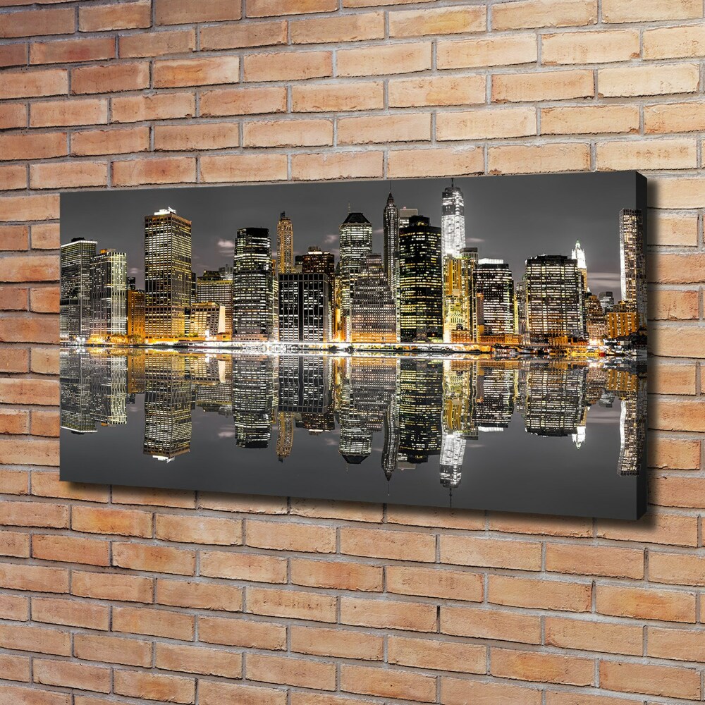 Tableau toile imprimée New York de nuit